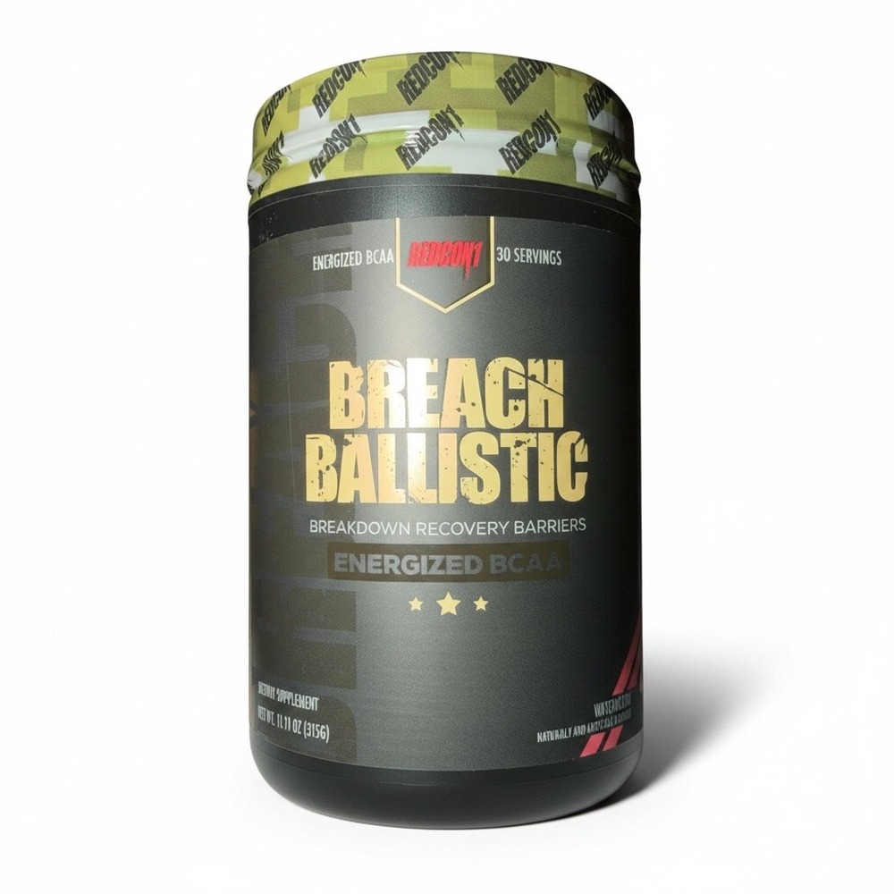 Redcon1 Breach Ballistic Energized BCAA Watermelon 30 Servings‎ Muscle Recovery
